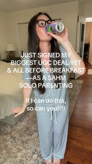 This morning I signed my biggest UGC deal yet! Ahhhhhh! #ugccreator #soloparenti