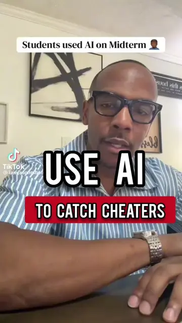 How to catch a cheater using #AI. Students are using AI in classrooms at alarmin