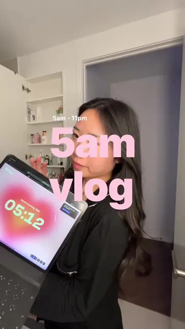 5am vlog #diml #minivlog #5amclub #softlife #morningroutine pj: @Victoria's Secr