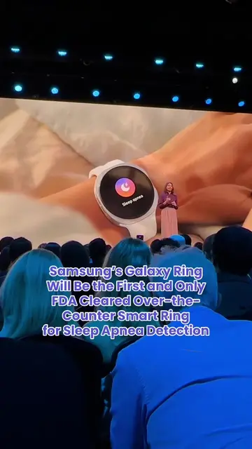 👀💍 #sleepapnea #galaxyring #smartring #galaxyunpacked #allaccess 