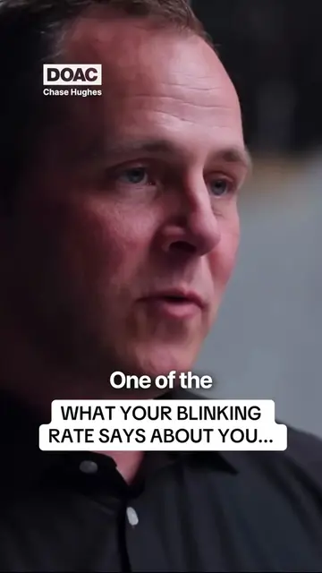 Could this be the secret blinking sign of a liar?  Chase Hughes, a leading behav