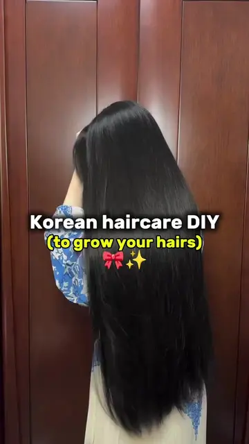 Korean haircare DIY  (to grow your hair) 🎀✨#viral #GlowUp #beautyhacks #aesthet
