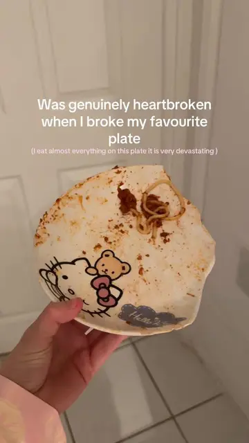 This is pretty niche but Im so happy ive got my favourite plate back to be loved