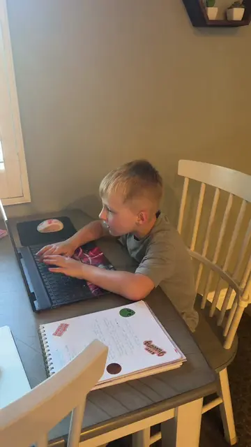 Following in moms footsteps. #corporatelife #officehumor #boymom 
