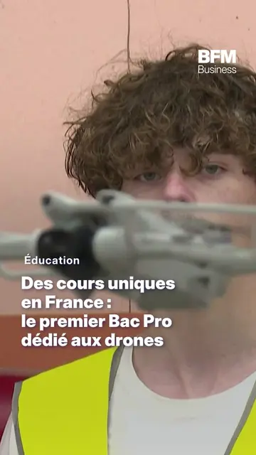 Le premier Bac Pro dédié aux drones en France 🚁 Dans le Bas-Rhin, en Alsace, le
