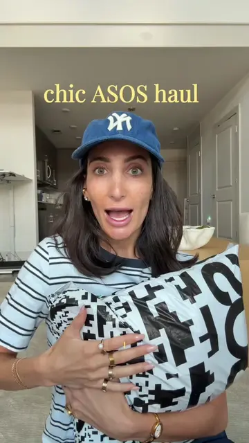 giant @asos haul !!! so many chic finds on my shopmy btwww #asos #unboxing #clot