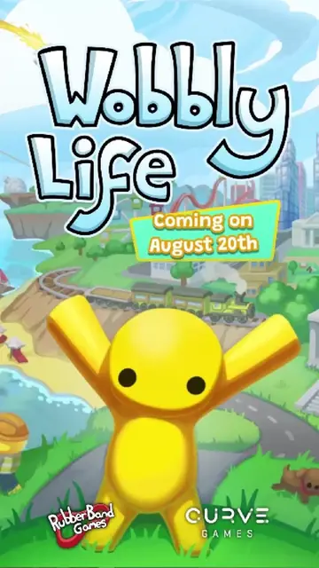 Wobbly Life is coming to Google Play & the App Store August 20th! 📲Pre-register