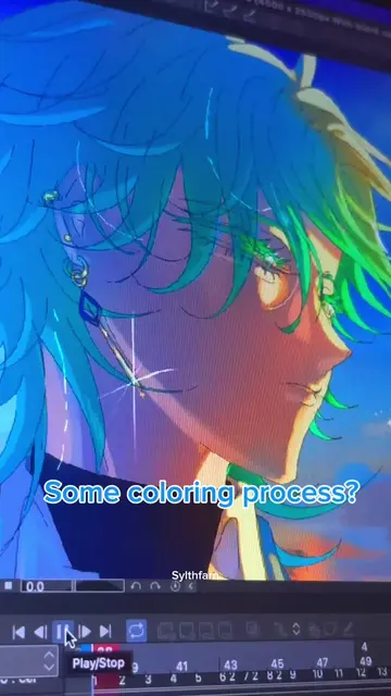 Some coloring process? 