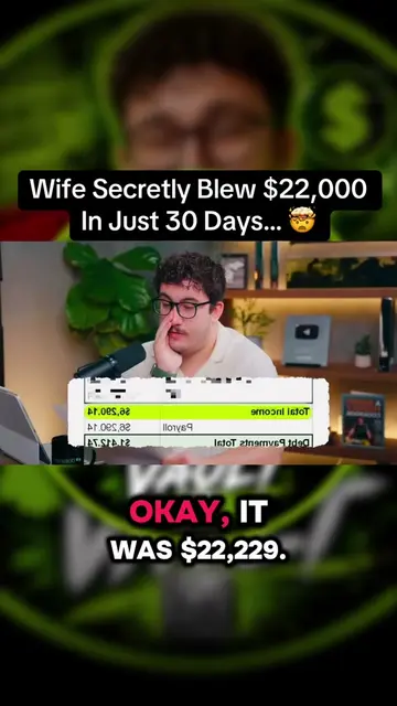 Wife Secretly Blew $22,000 In Just 30 Days... 🤯 #fyp #calebhammer #financialaud