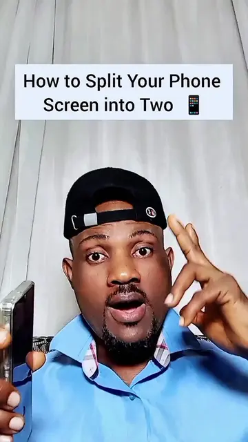 How to split your phone screen into two screens. #TechTips #techtricks #android 
