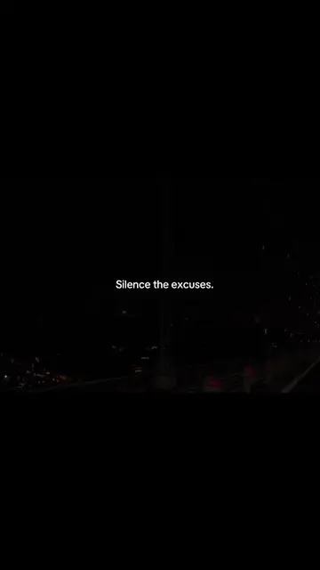 Silence the excuses #mindset #quote #motivation 