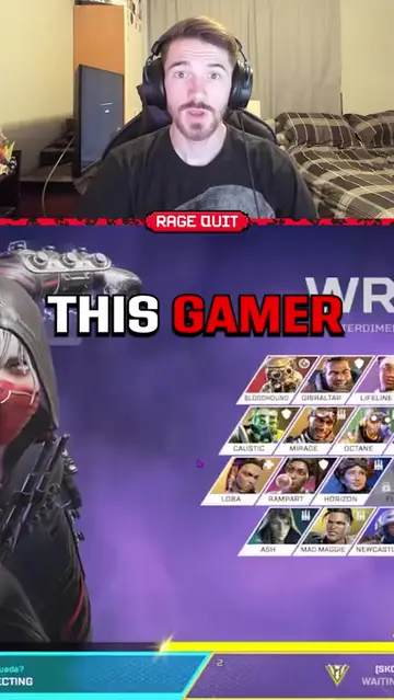 bro screamed loud enough to wake the whole apex lobby @ragequit #gaming #gamingc