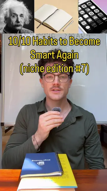 Number 9 is my favorite. What’s yours? 10/10 habits to become smart again (niche
