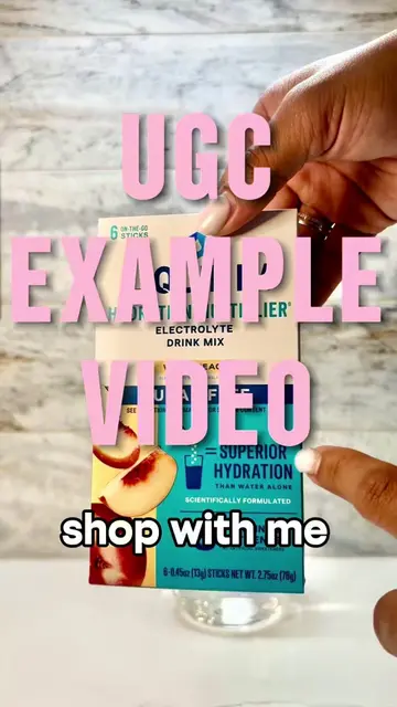 Day 12 | UGC from nothing to something ✨ UGC example video #5 🤍 Brand: @Liquid 
