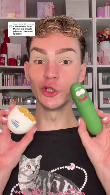 Replying to @Jbailey1221 picking out a full face of food themed makeup products!