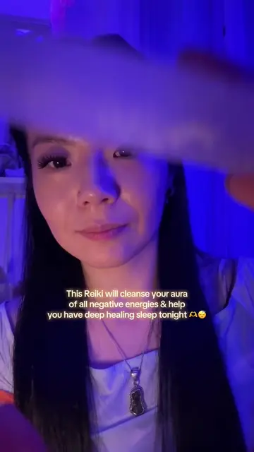 1010😴😴😴sleep Reiki ASMR with selenite aura cleanse🫶✨ #reiki #energyhealing #