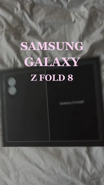 Unboxing the brand new Galaxy Z Fold 8 in satisfying ASMR style #samsung #zfold8