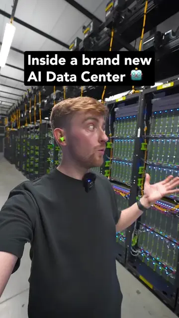 Welcome to a brand new data center on its very first day of serving traffic! 🤖 