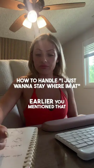 I wanna stay where I'm at 🙅‍♀️ Live on a coaching call right now showing one of