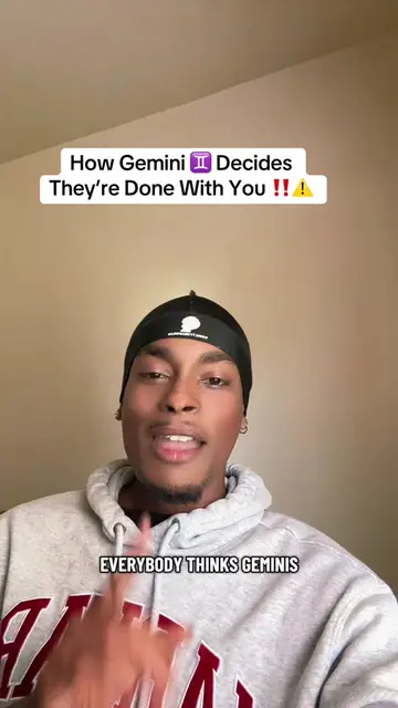 Gemini doesn’t leave because they got bored… they leave because they got tired o