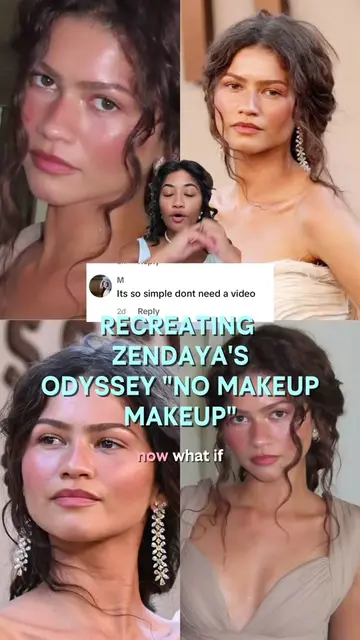ZENDAYA’S MAKEUP IS HARDER THAN IT LOOKS 🤨 when you DON’T have clear even skin 