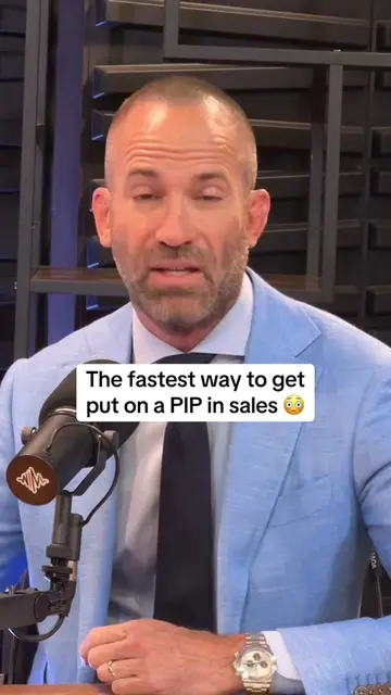 The fastest way to get put on a PIP in sales 😳