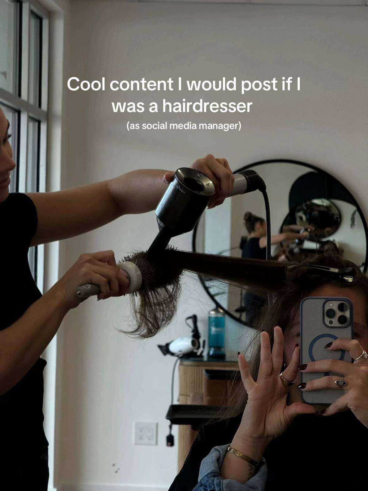 #socialmediamanager #hairdressercontent #socialmediamarketing #contentshoot #fyp