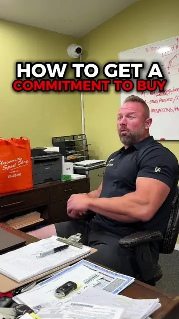 One of the most important rules of sales: NEVER give value without getting commi