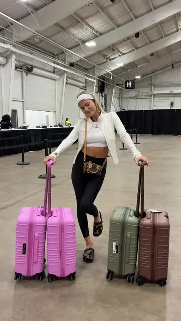 Ready to catch flights✈️🛍️🩷 Location: The International Centre Hall 4, 6900 Ai