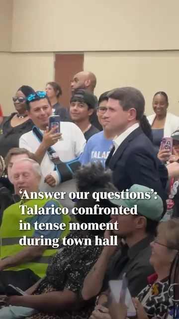 A tense exchange between U.S. Senate hopeful James Talarico and a Black voter at