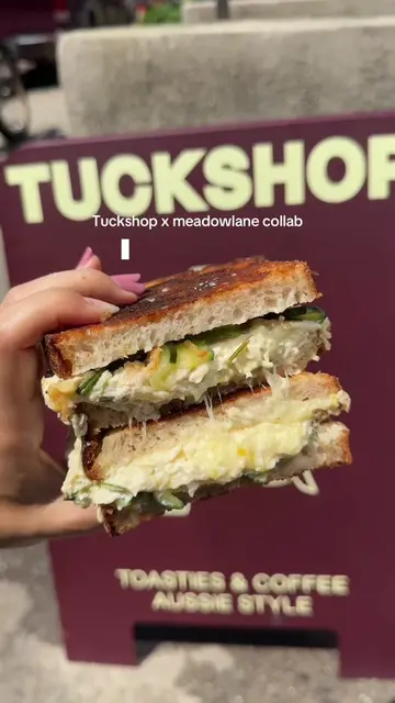 Must try collab in NYC!! The famous toastie shop tuckshop has partnered up with 