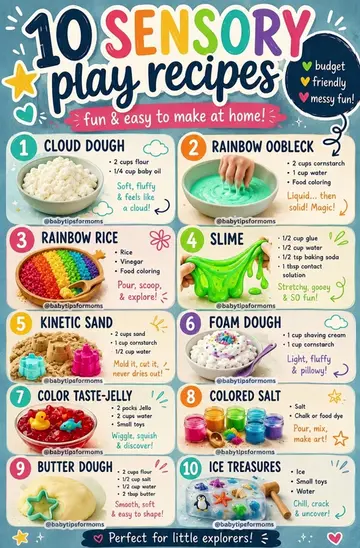 ✨ Save this for your next sensory play day! 🌈🖐️ Looking for easy, budget-frien
