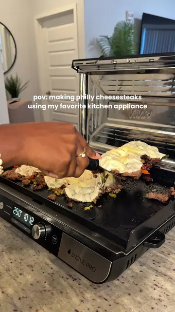 I needed an excuse to use my sizzle pro again so philly cheesesteaks easily made