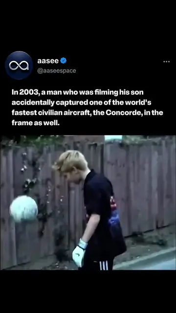 He was just filming his son. He had no idea he’d also capture a piece of aviatio