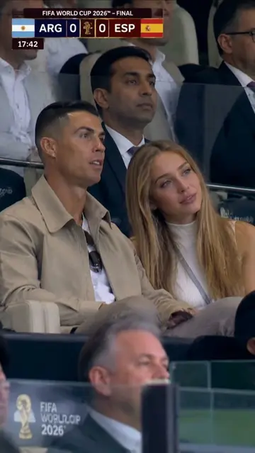 CR7 & his friend at the last worldcup game a couple days ago #cr7edit #lamineyam