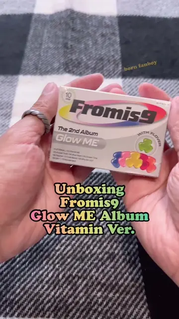Unboxing Fromis9 - Glow ME Album Vitamin Ver. #앨범깡 #fromis_9 #vitamin #kpop #bor