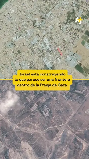 Nuevas imágenes satelitales muestran que Israel está construyendo lo que parece 