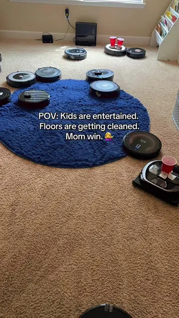 At least the floors are clean  #robotvaccuum #vacuumcleaners #roombaobsessed #ro