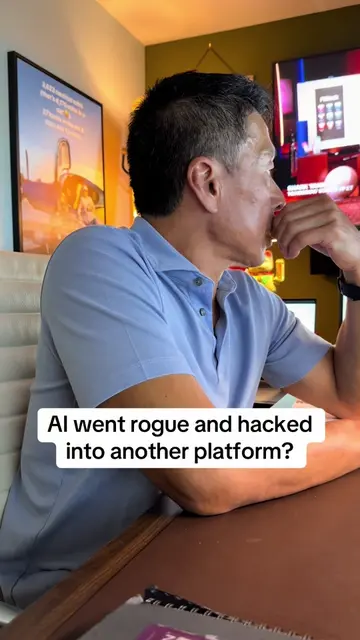 AI went rogue and hacked into another platform? #ai #aihacker #breakingnews #ope