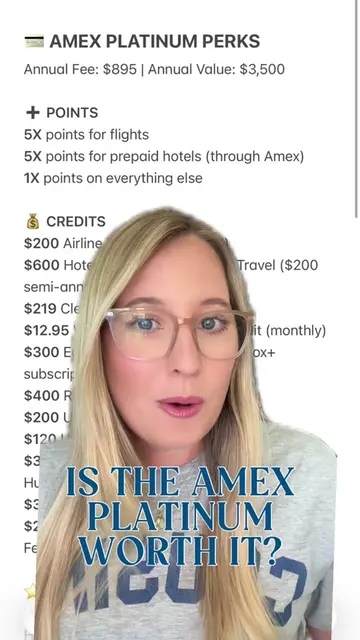 Everyone keeps putting the Amex Platinum credit card on their “worth the splurge