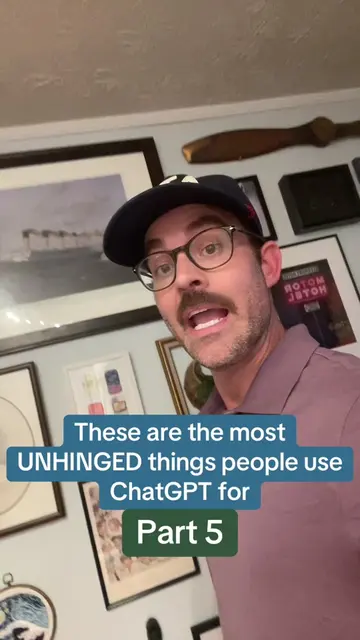 This series will NEVER get old. Save this for later #chatgpt #AI #unhinged #life