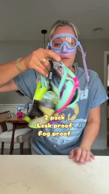 My kids won’t even ask for regular goggles anymore. 😅 Once they tried the nose-