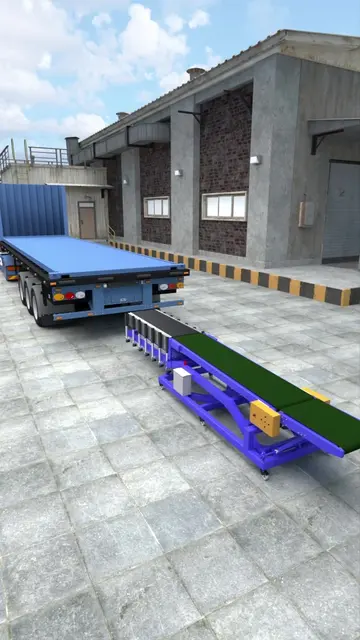 Chinese Warehouse Owners’ Favorite Conveyor Fits All Trucks #TelescopicLoadingCo