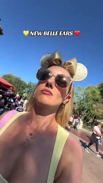THEY’RE HERE 😍 it was fate #disneyparks #disneyland #belleears #foryou #disneyf