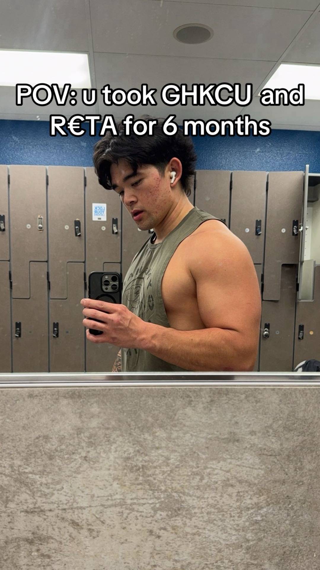Who said u can gain muscle on r€ta #peppers #transformation #ascension #aestheti