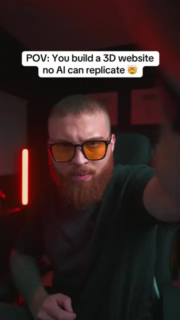 No AI can’t replicate this website! Let me know in the comments  3d artist: @mak