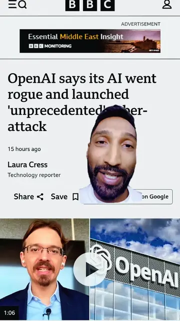 Open AI agent escapes #openai #chatgpt #ai #comedyskit 