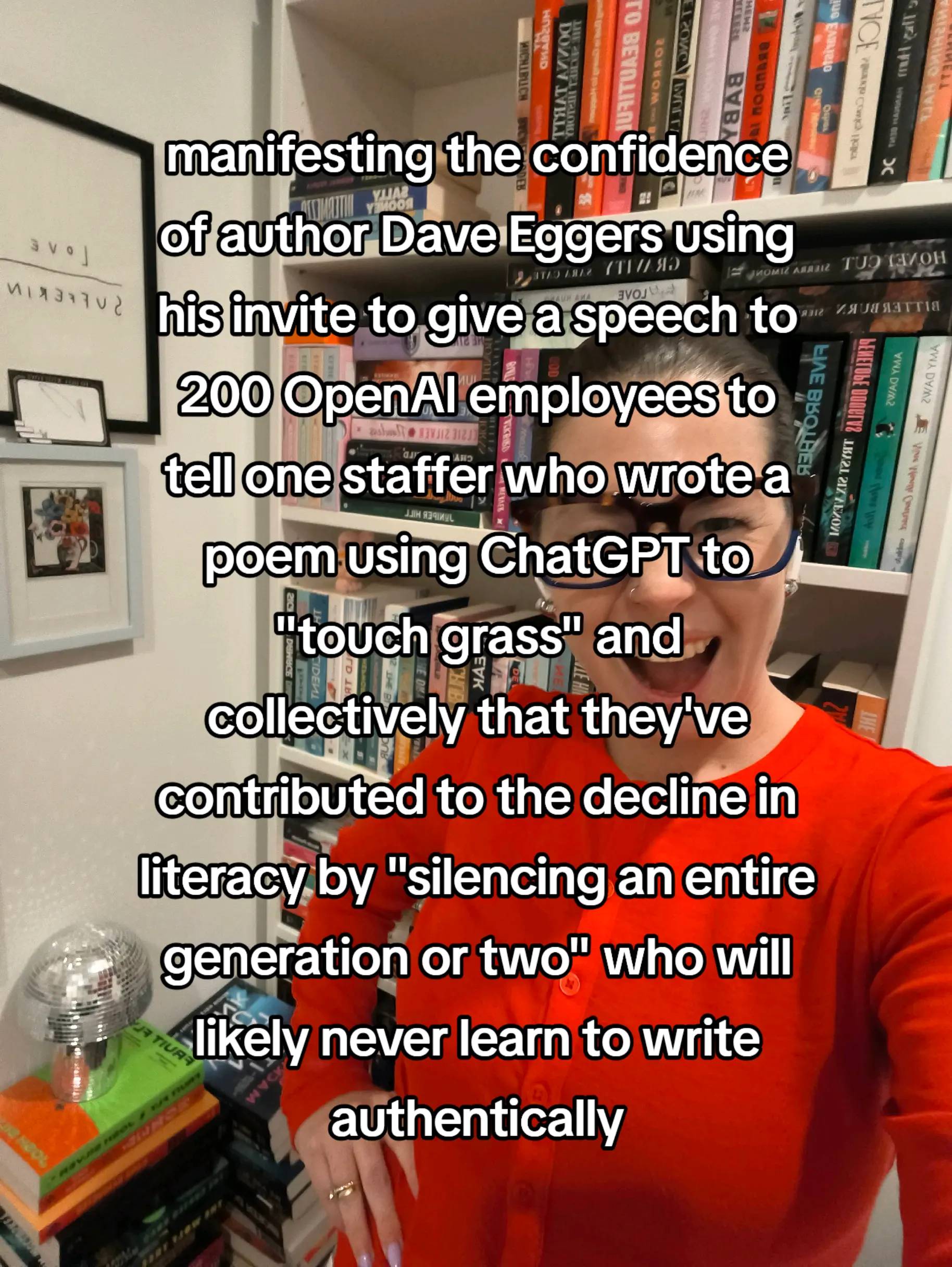 ICONIC 🫶📖 FK GENERATIVE AI 🤖 "so why don't you leave your house, leave the sc