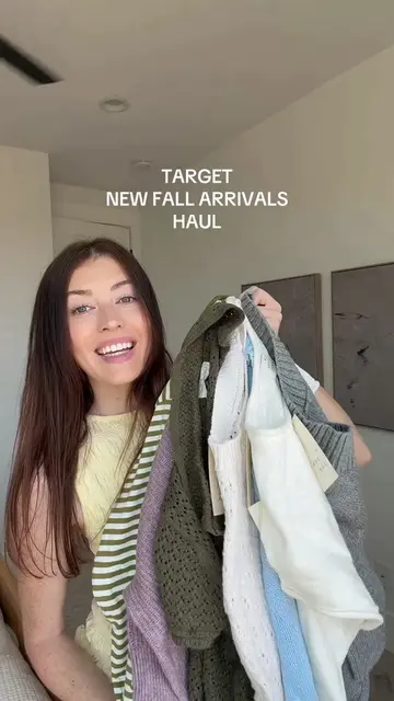 Who’s excited for fall?!!!  #targethaul #fallfashion #newarrivals #targetfinds 