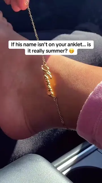 Send this to him ❤️😩 #anklet #customjewelry #stainlesssteel #girlygirl #baddie 